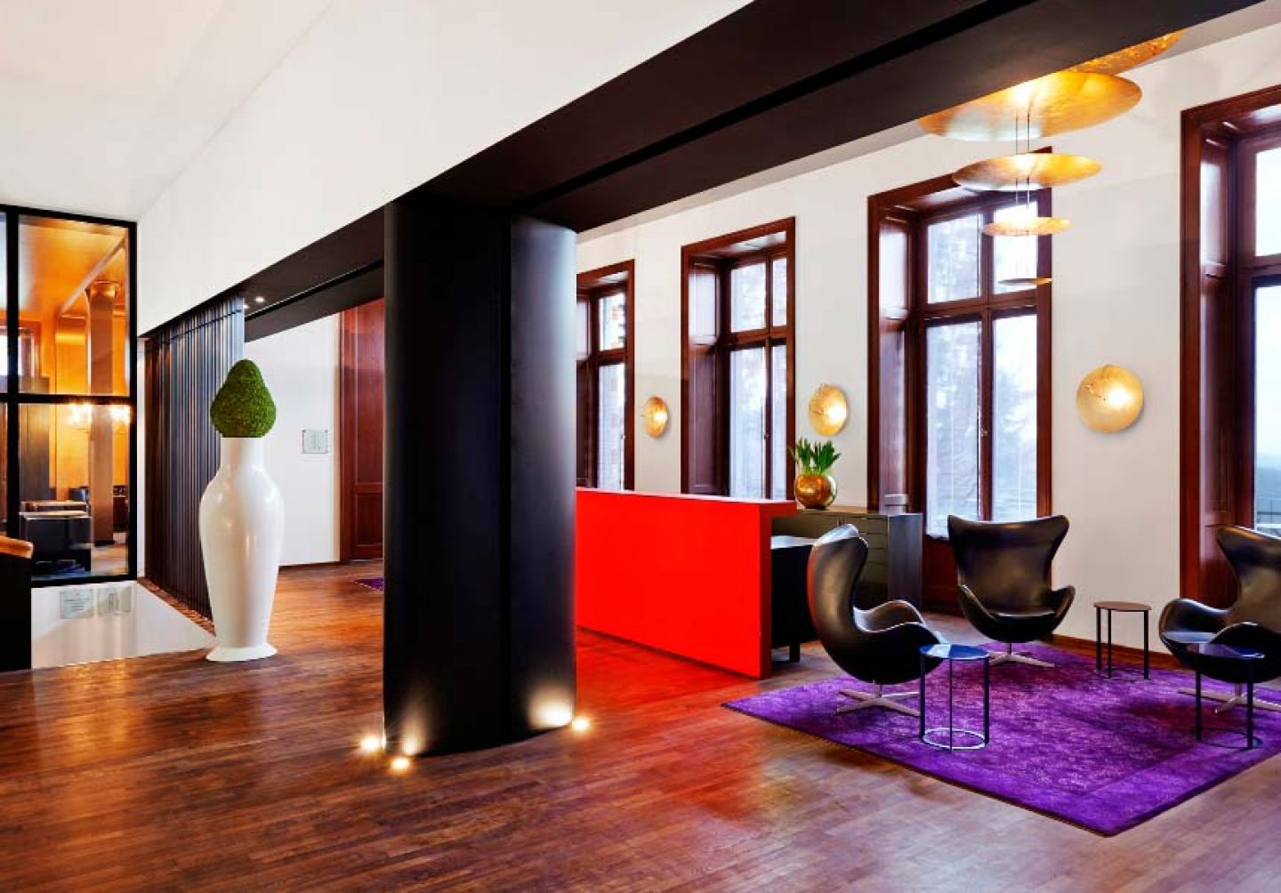 <p>Sorell Hotel Zürichberg - Empfang - MICE Service Group</p>